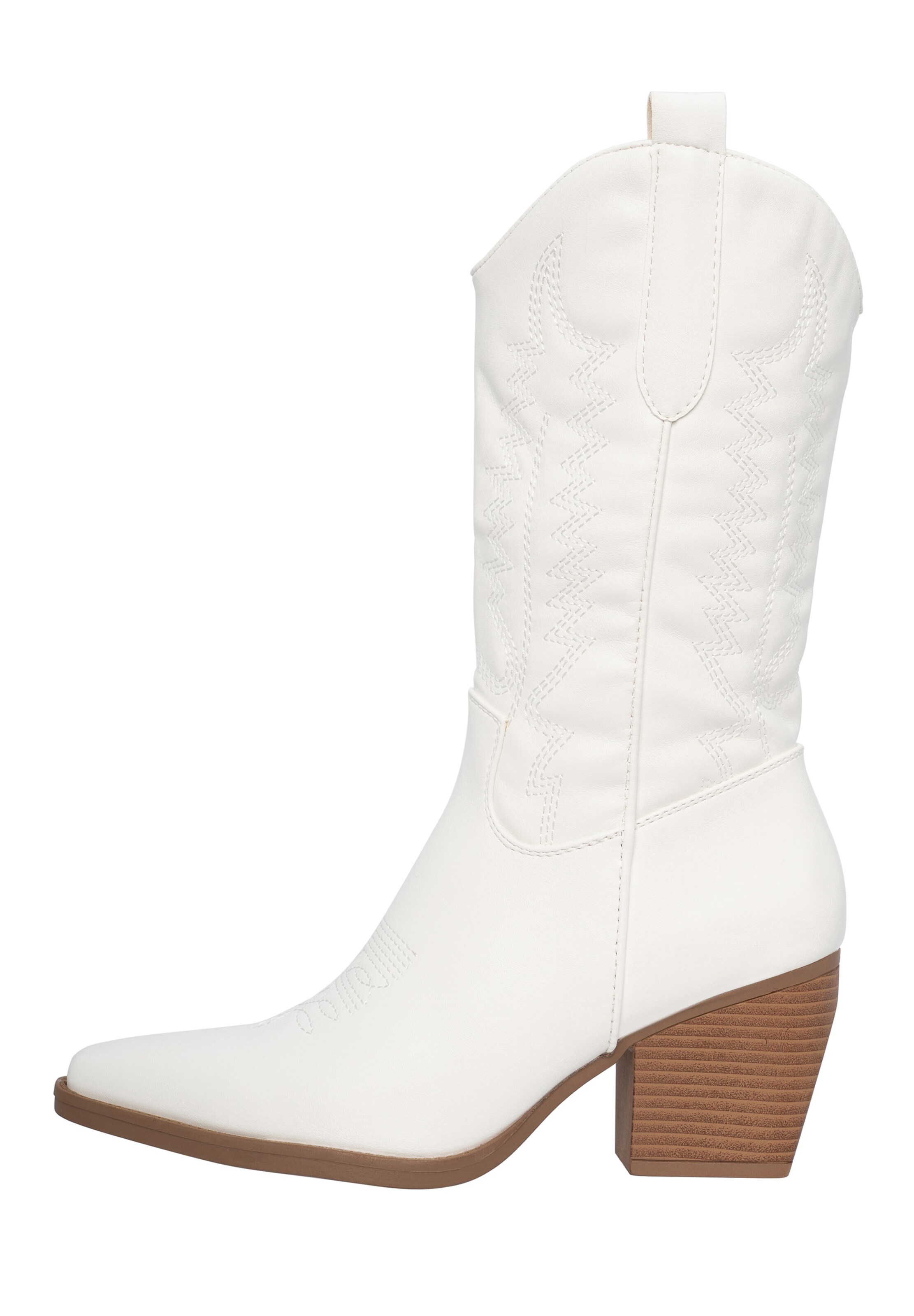 Stivale da cowboy di Elara in bianco