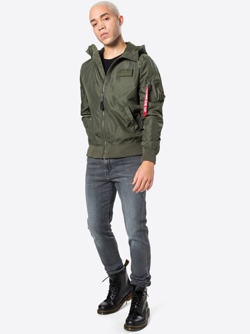 ALPHA INDUSTRIES Kevad-sügisjope, värv roheline