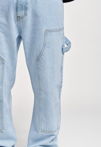 2Y Studios - Loosefit Pantalón vaquero cargo 'Haldor Carpenter' en azul