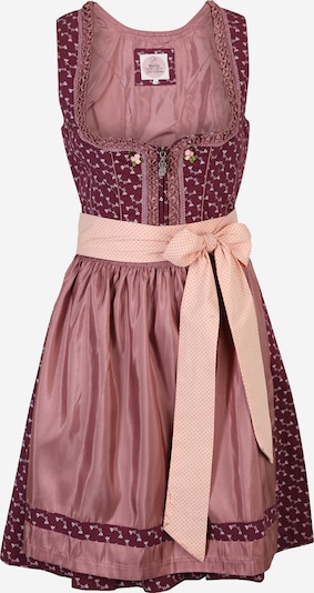 MARJO Dirndl 'Nena' en bleu pastel / kiwi / mûre / rose pastel, Vue avec produit