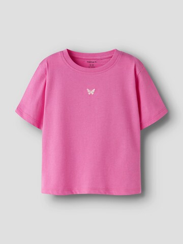 Maglietta 'NMFVictoria' di NAME IT in giallo