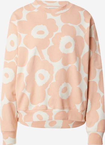 Sweat-shirt 'LEIOT' Marimekko en rose : devant