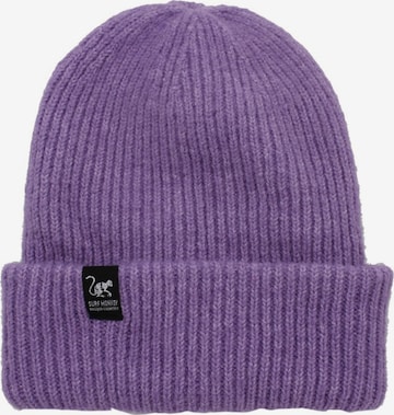 Bonnet Surf Monkey en violet : devant