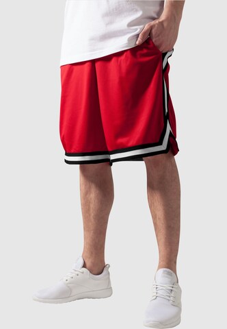 Urban Classics Loosefit Broek in Rood: voorkant