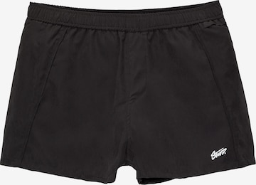 Pull&Bear Swimming shorts in Black: front