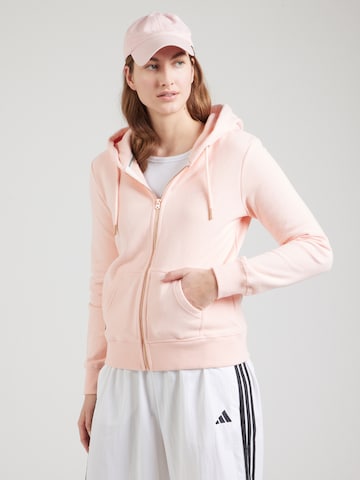 Giacca di felpa 'Essential' di Superdry in rosa: frontale