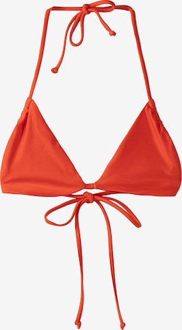 Triangolo Top per bikini di Bershka in rosso: frontale