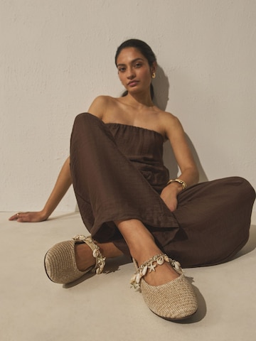 Next Ballerina met riempjes 'Forever Comfort' in Beige