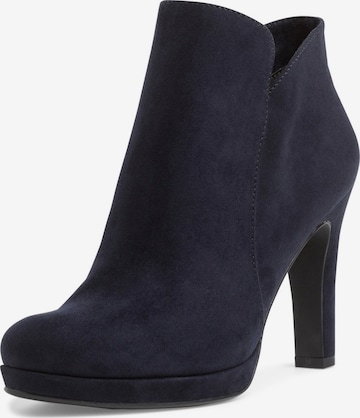 TAMARIS Ankle Boots in Blue: front
