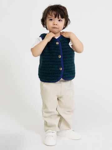 BROKE + SCHÖN Vest 'Gestreifte Teddy Kinderweste' in Blue