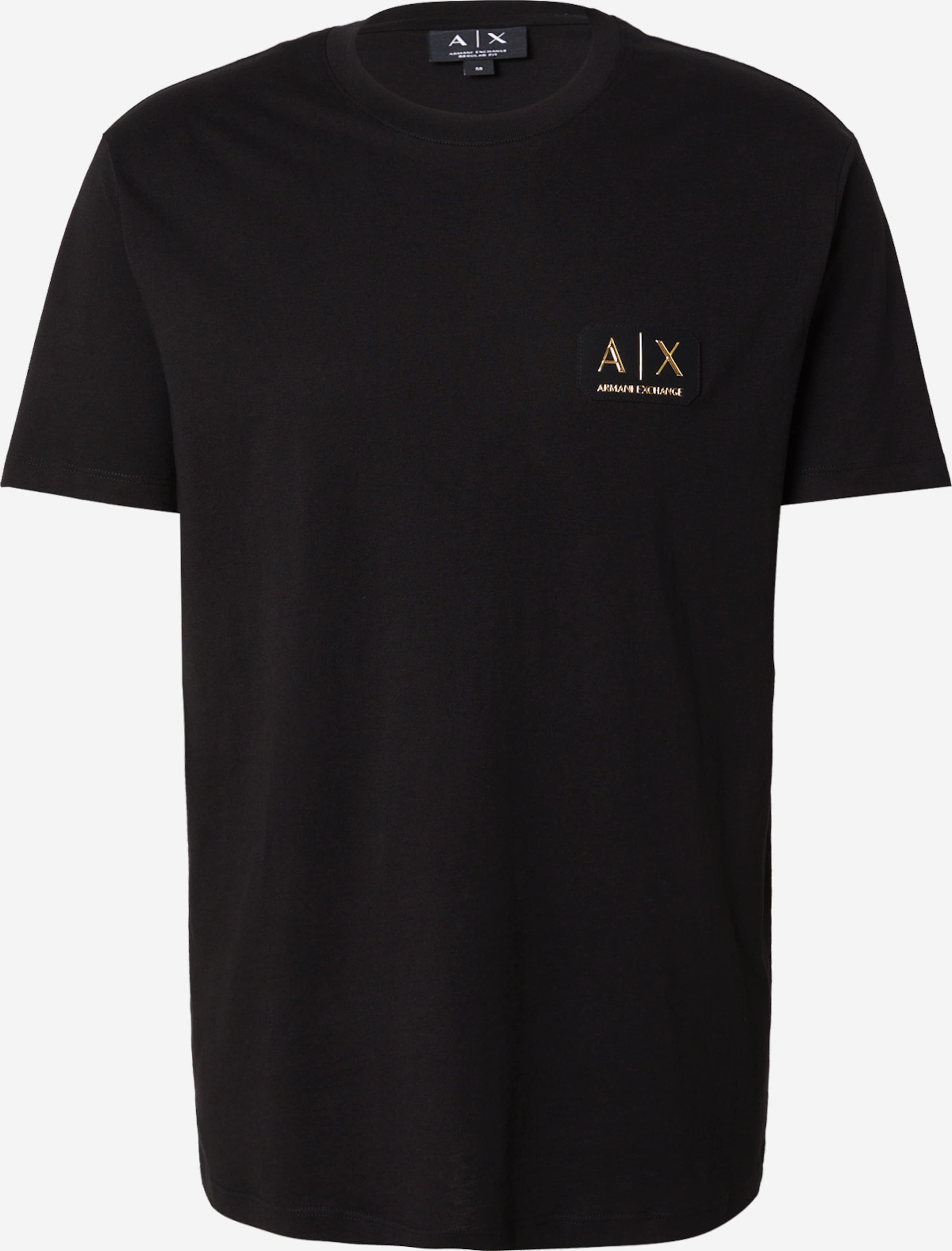 ARMANI EXCHANGE Tricou pe Negru | ABOUT YOU