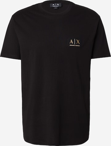 T-Shirt ARMANI EXCHANGE en noir : devant