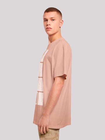 F4NT4STIC Shirt 'Panic At The Disco Block' in Beige