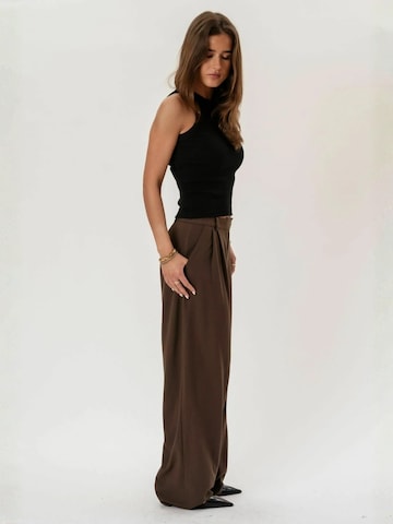 It's May Normální Kalhoty ' Maddalena ' – hnědá