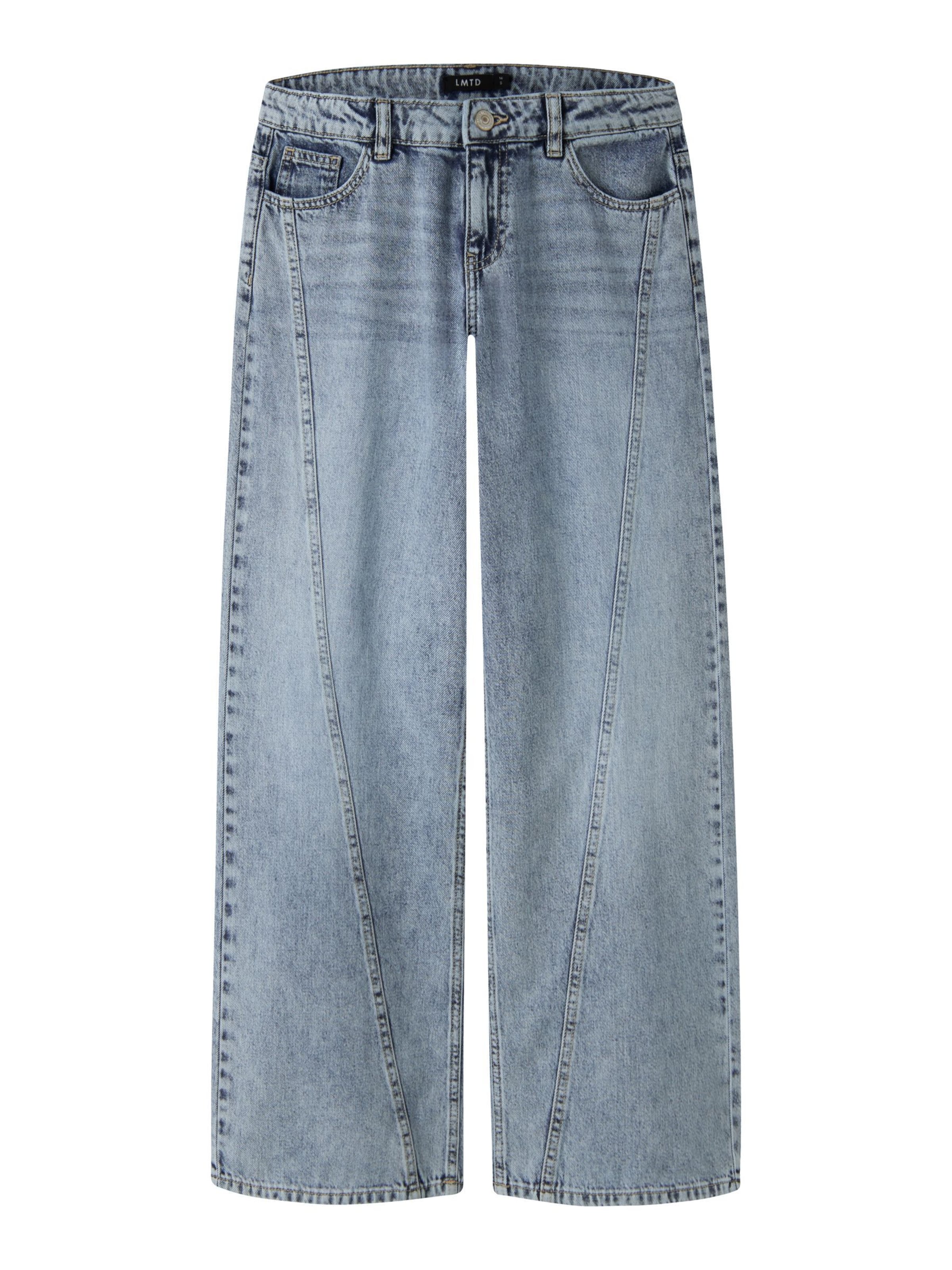 Wide leg Jeans di LMTD in blu: frontale