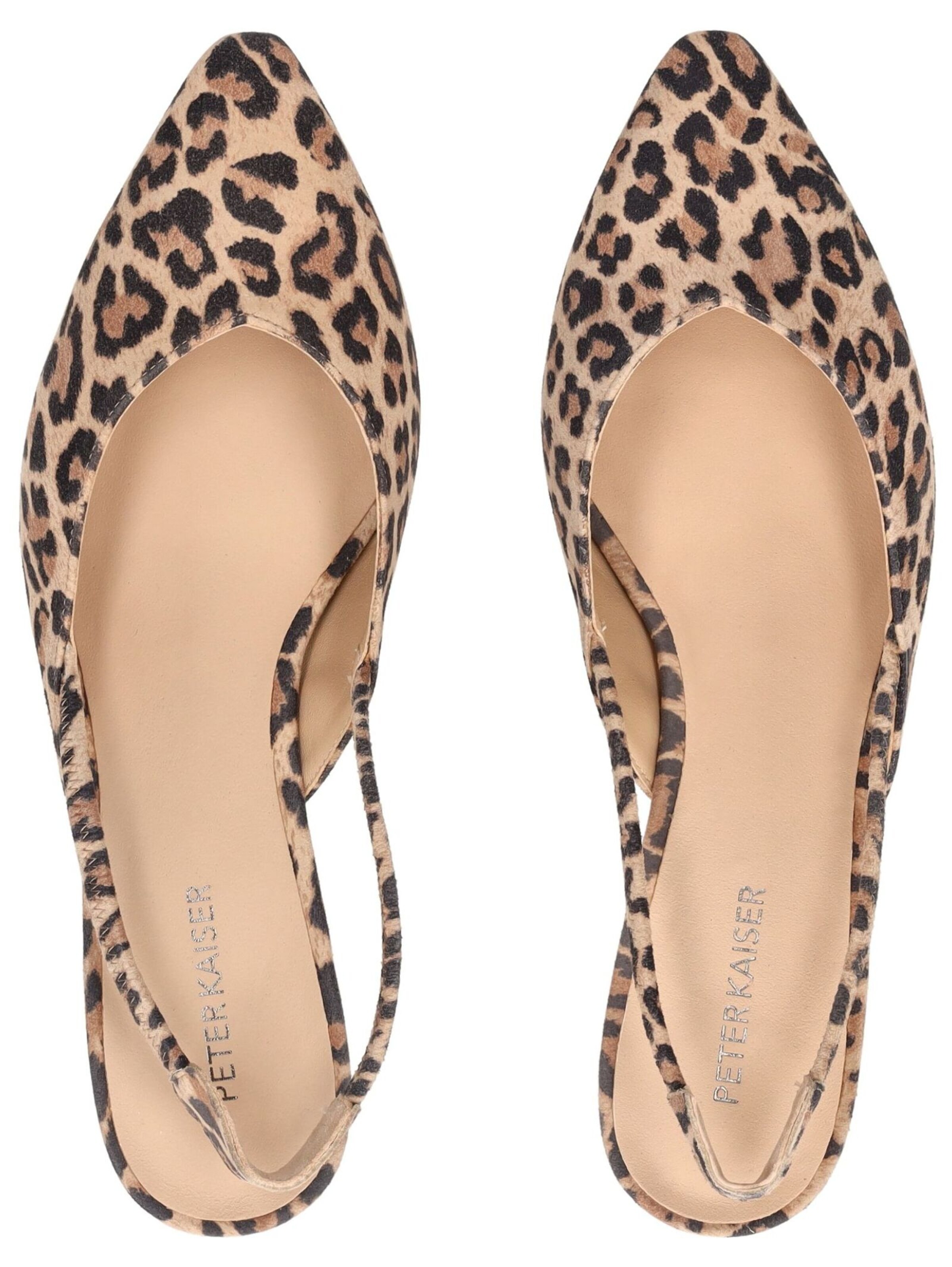 PETER KAISER Ballerina met riempjes in Bruin