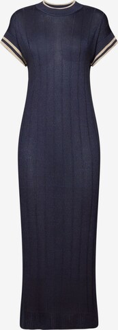 ESPRIT Knitted dress in Blue: front