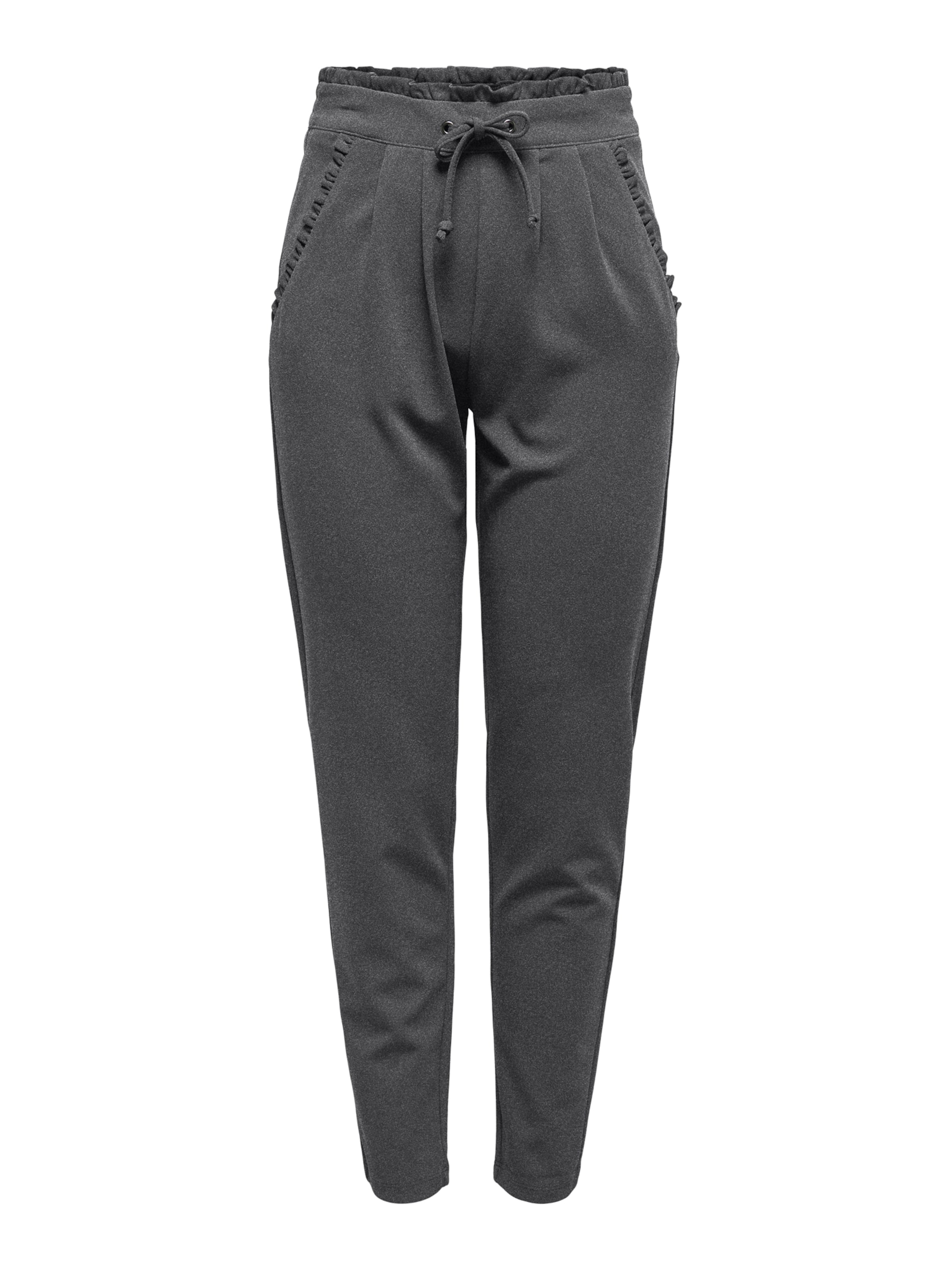 JDY Pleat-front trousers 'JDYCATIA' in Grey: front