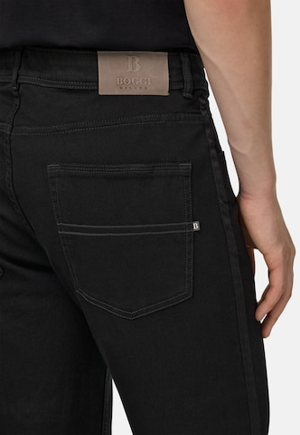 Coupe slim Jean Boggi Milano en noir