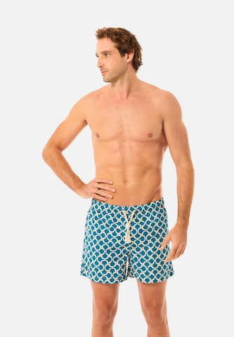 Gassa d'Amante Badeshorts 'Nora' in Blau: Vorderseite