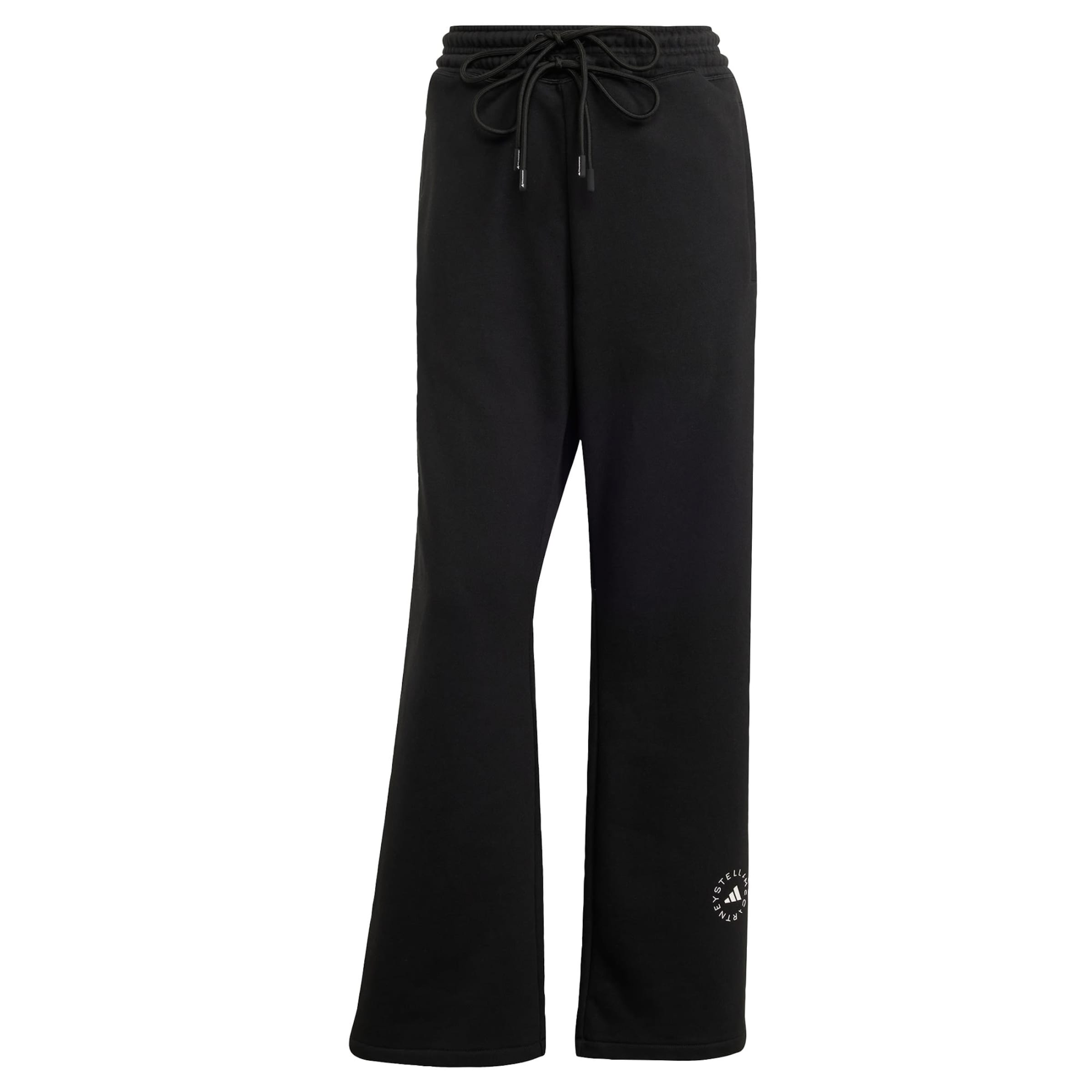 Wide Leg Pantalon de sport ADIDAS BY STELLA MCCARTNEY en noir : devant