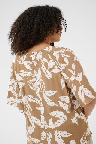 Camicia da donna di KAFFE CURVE in beige