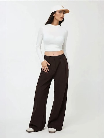 Hiccup Wide Leg Hose in Braun