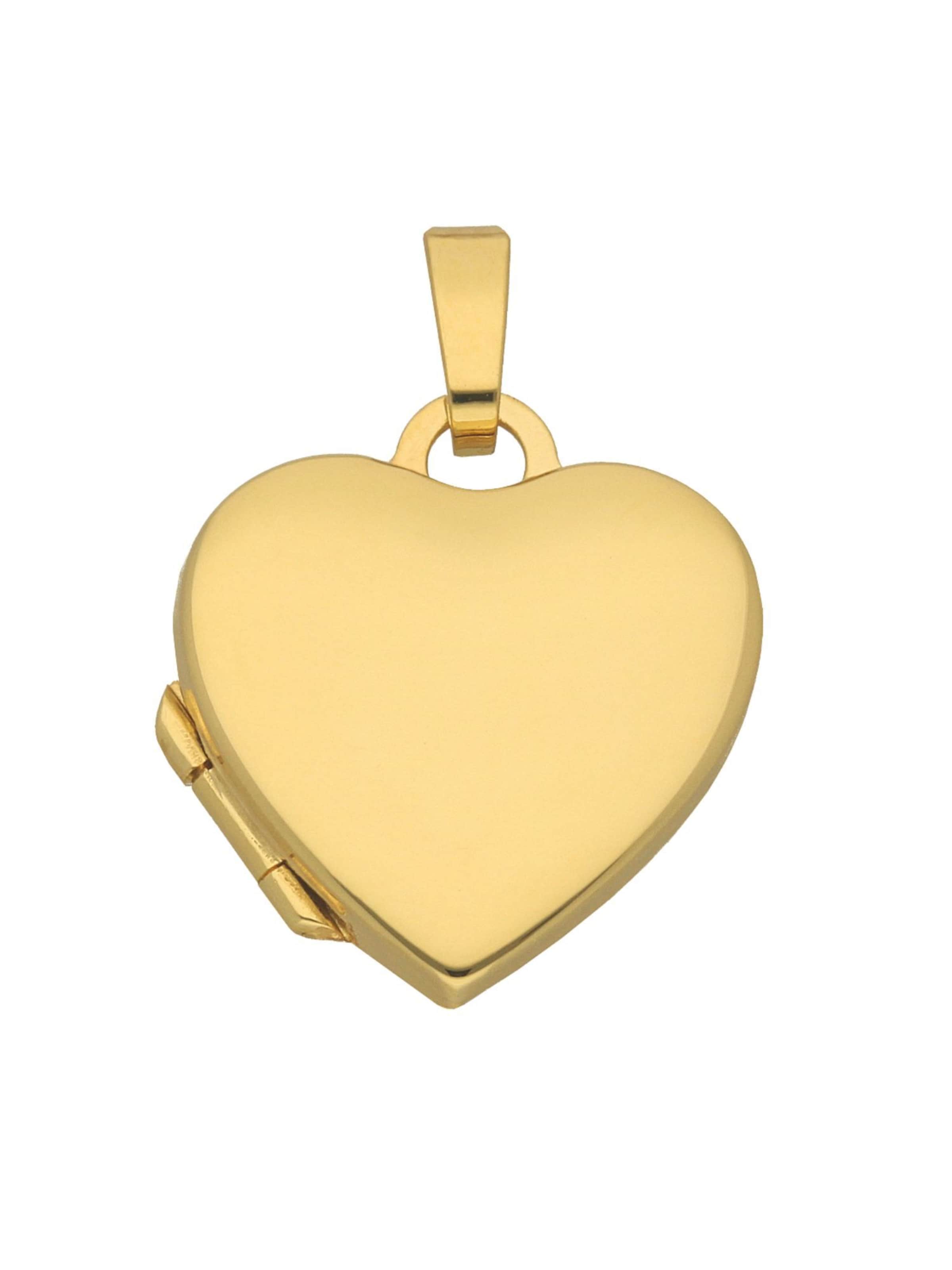 Adelia´s Anhänger 'Medaillon' in Gold: Vorderseite