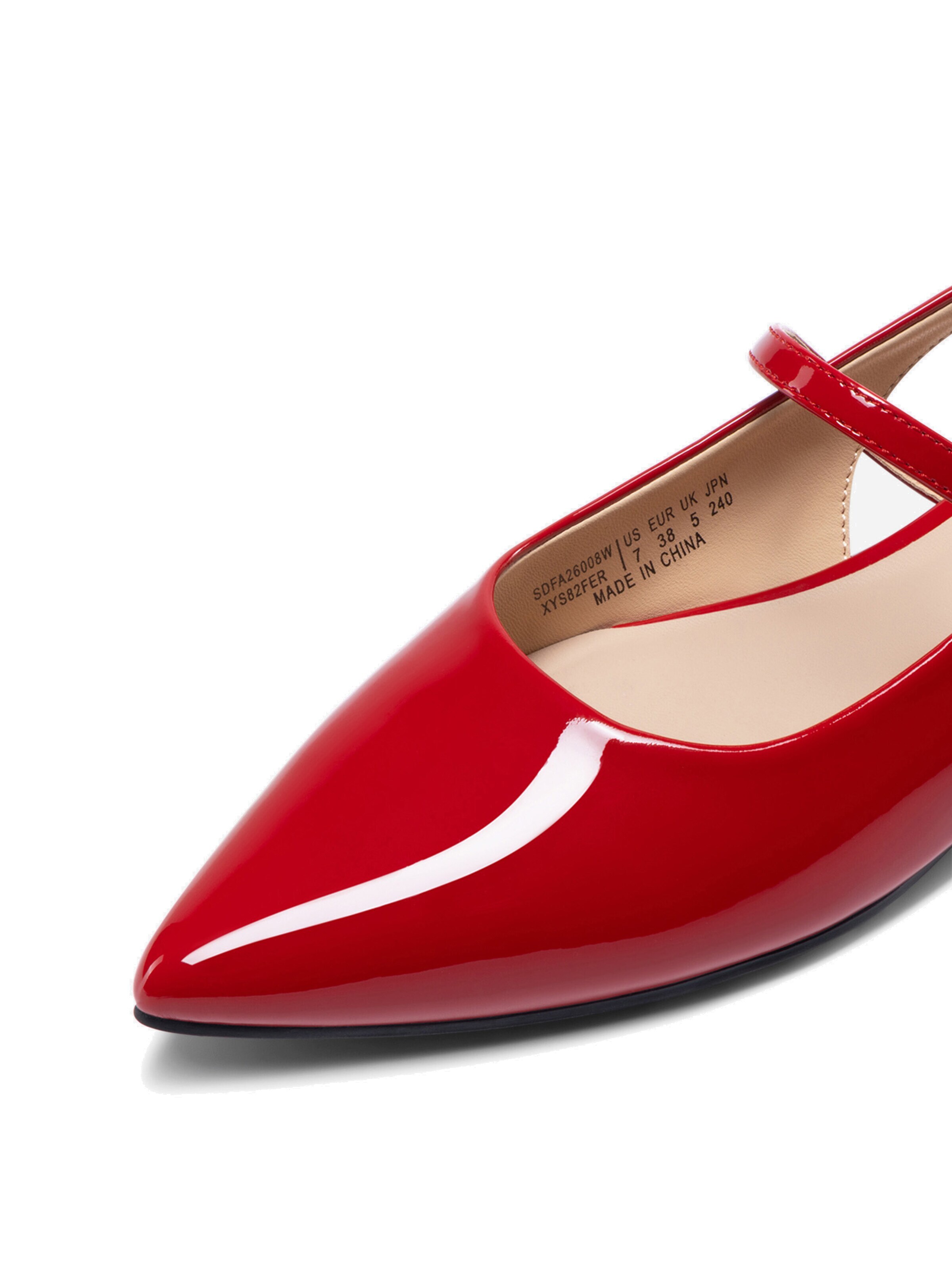 Dream Pairs Ballet Flats in Red
