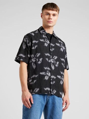 Samsøe Samsøe Regular fit Button Up Shirt 'Saayo' in Black: front