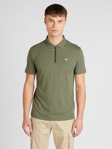 EA7 Emporio Armani - Camisa em verde: frente