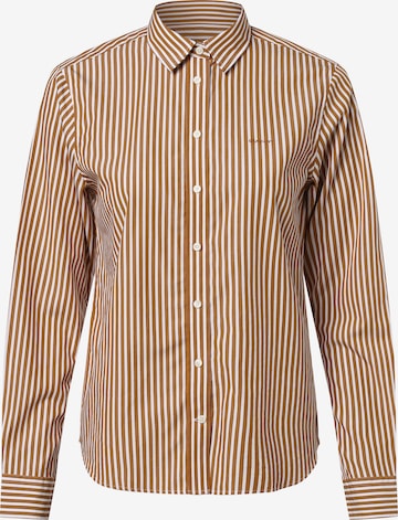 GANT Blouse in Bruin: voorkant