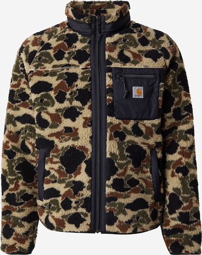 Carhartt WIP Fleecetakki 'Prentis' värissä beige / ruskea / oliivi / musta, Tuotenäkymä