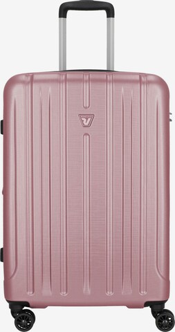 Roncato Trolley 'Kinetic 2.0' in Roze: voorkant