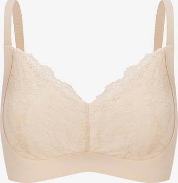 cfab BH 'Comfort BH mit Lace' in Beige: Vorderseite