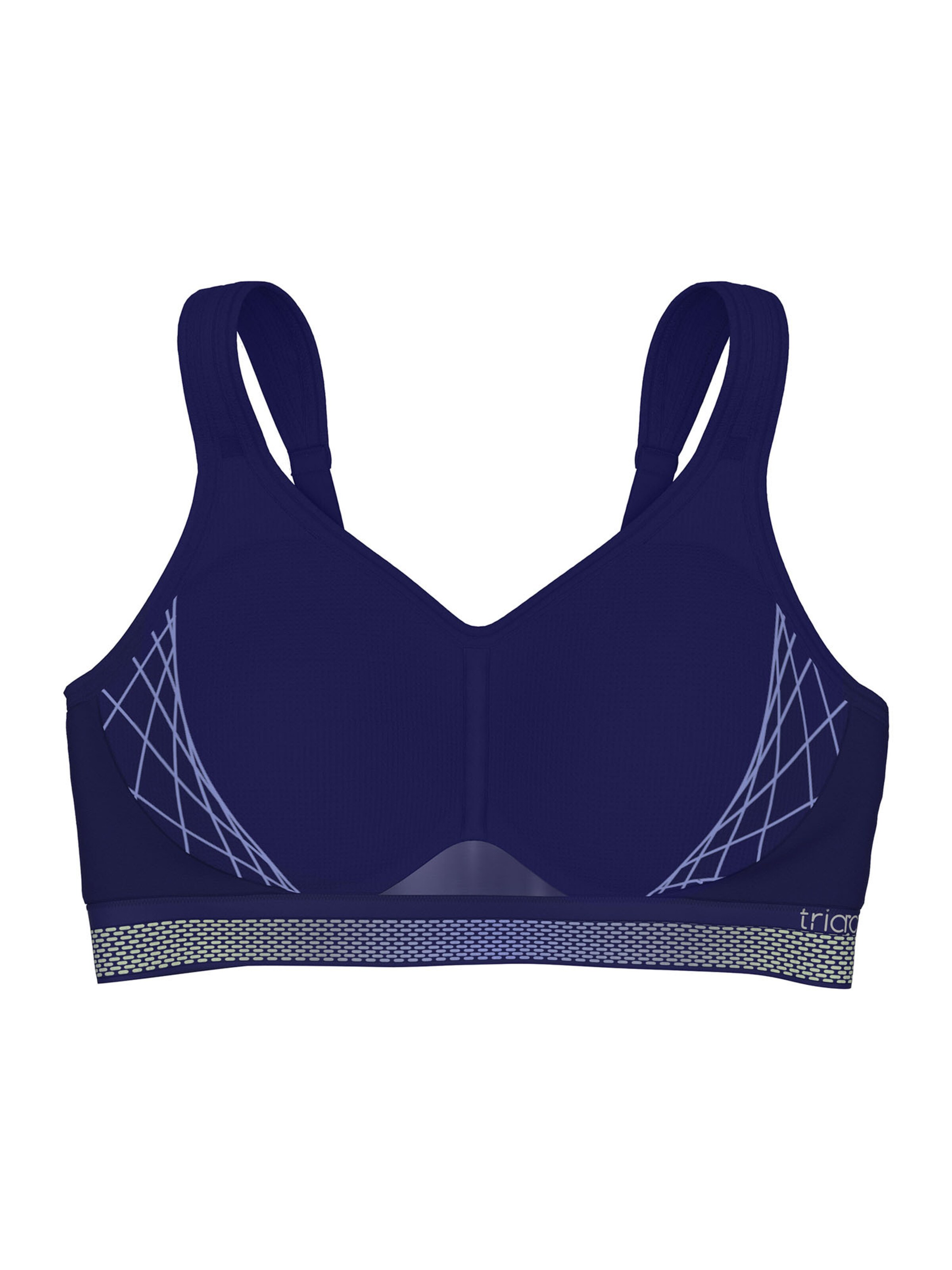TRIUMPH Sport bh ' Triaction Cardio Flow ' in Blauw: voorkant
