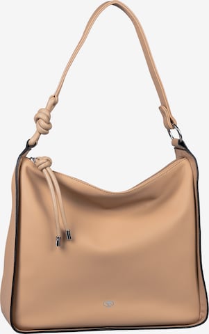 TOM TAILOR Shoulder Bag 'Cori' in Brown: front