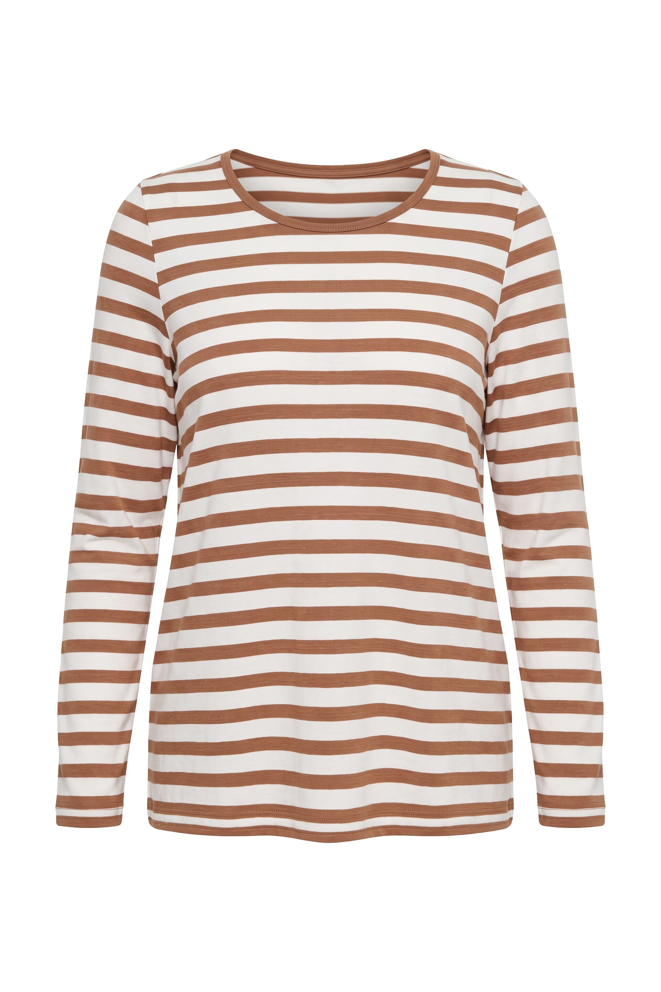 MIAMODA Shirt in Brown: front