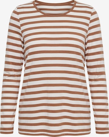 MIAMODA Shirt in Brown: front