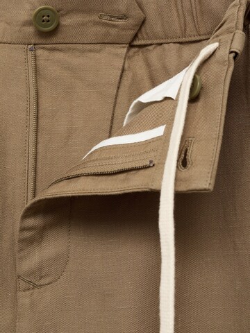 MANGO MAN Regular Pants 'RUSTIC' in Brown