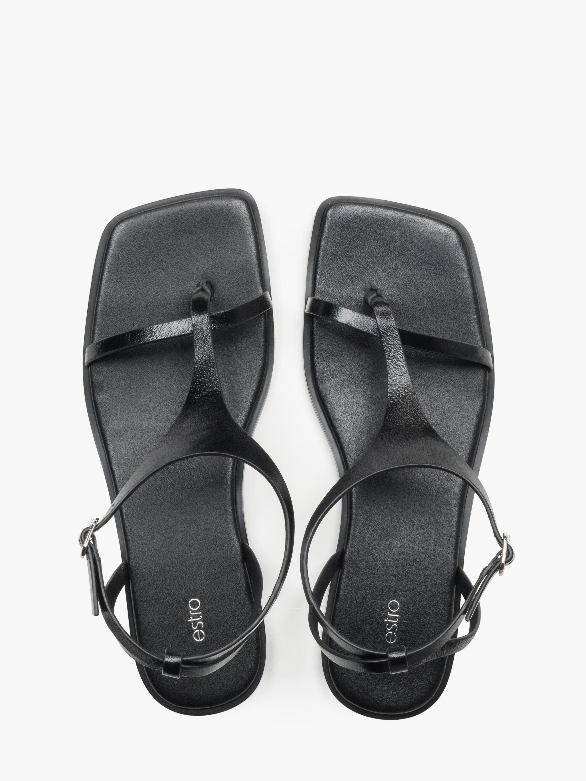 Estro Sandal '616-09' in Black