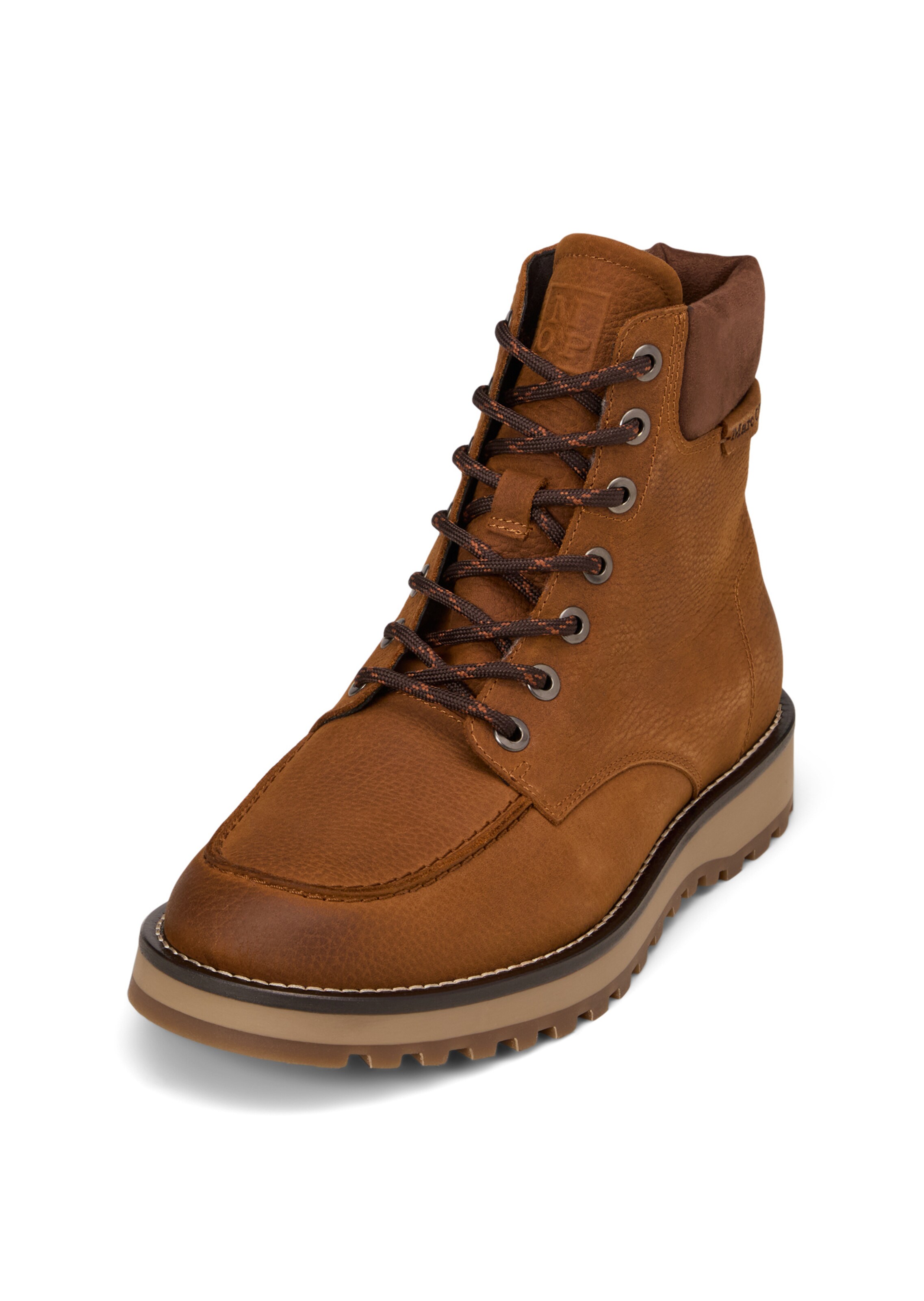 Marc O'Polo Schnürboots 'Jack' in Beige: Vorderseite