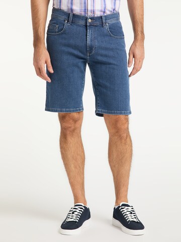 PIONEER Slimfit Broek in Blauw: voorkant