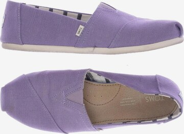 TOMS Halbschuh 39 in Lila: predná strana