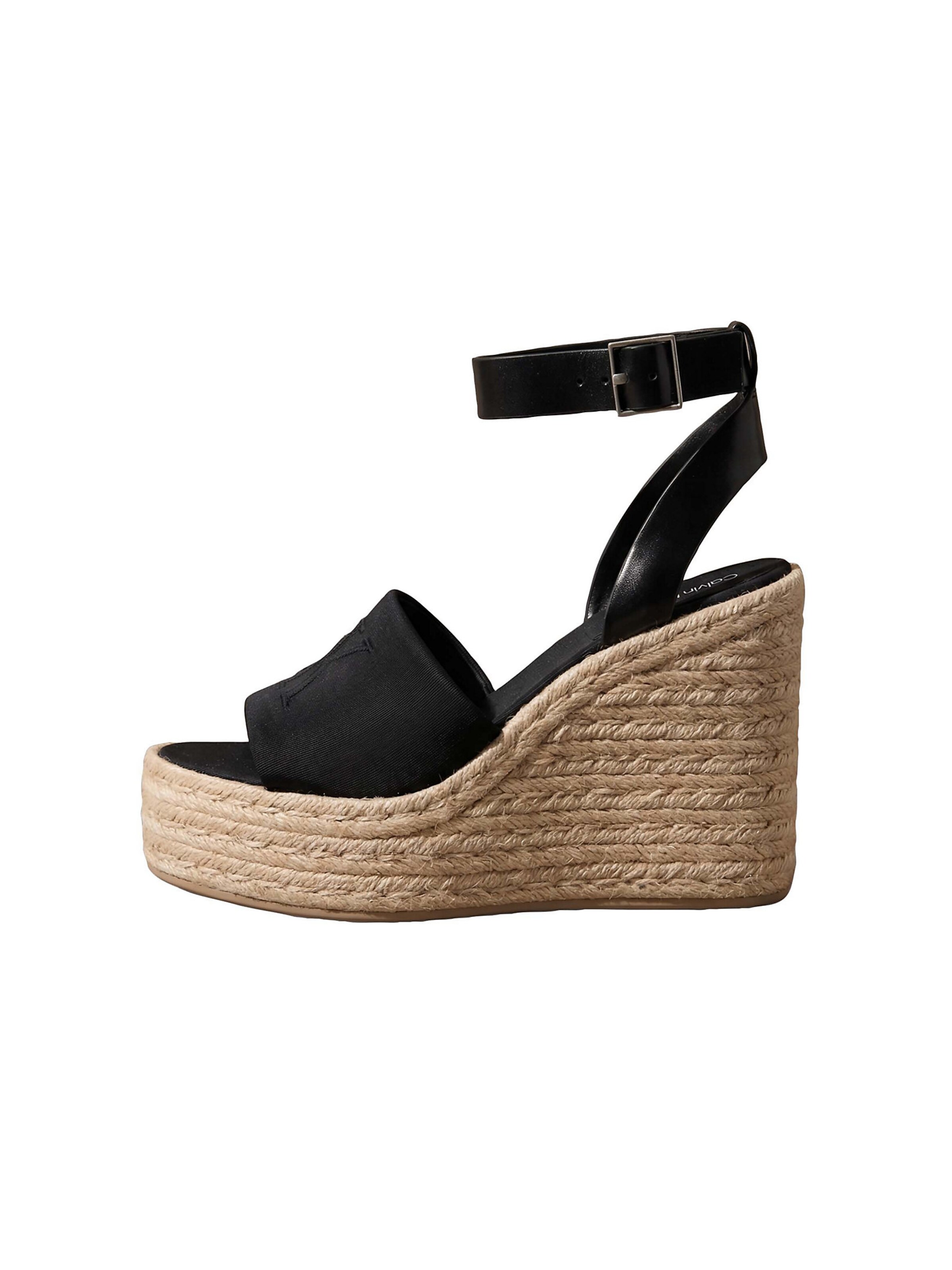 Calvin Klein Sandal 'Elisabeth' in Black: front