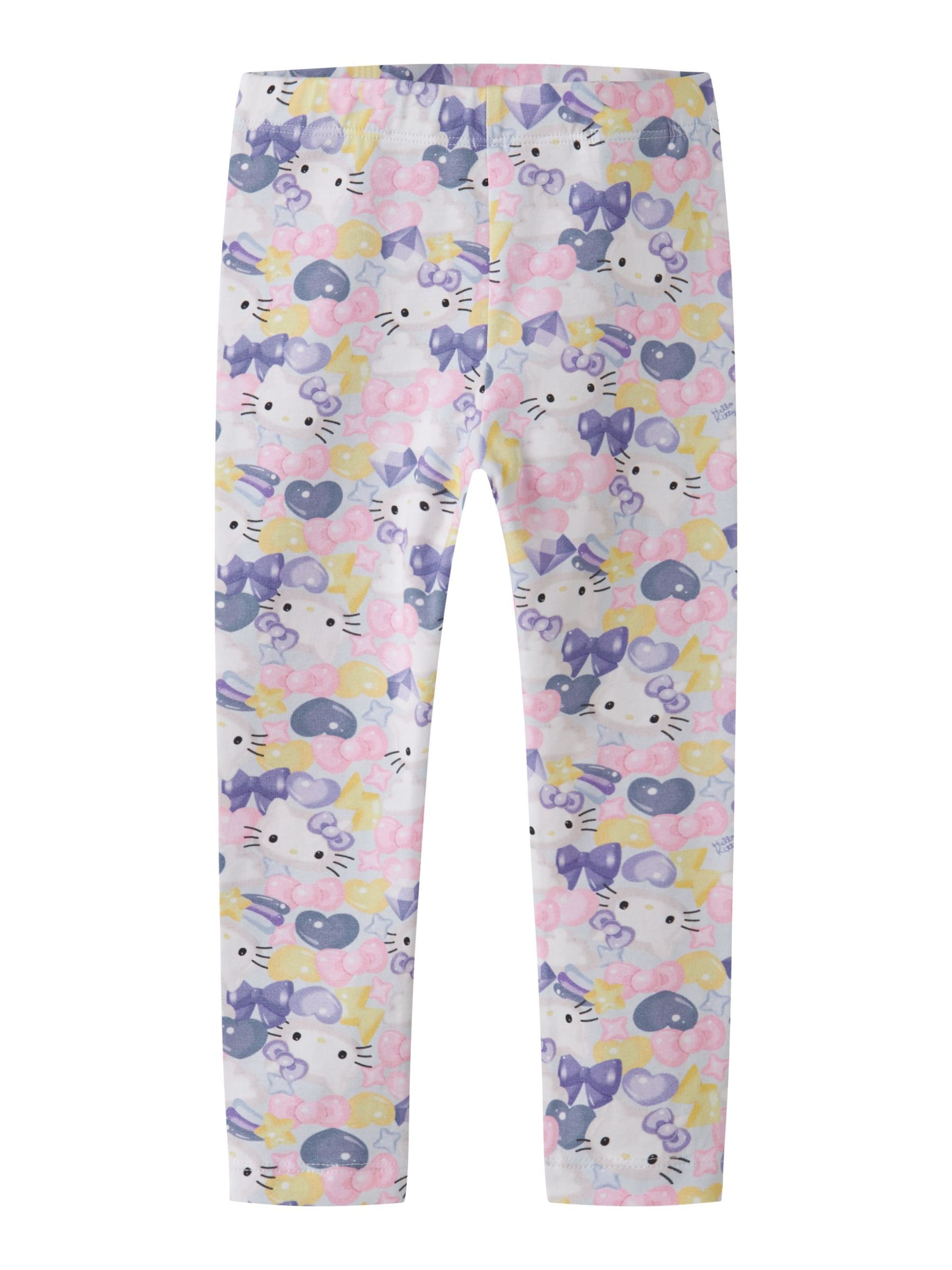NAME IT - Skinny Leggings 'Hello Kitty' en azul: frente