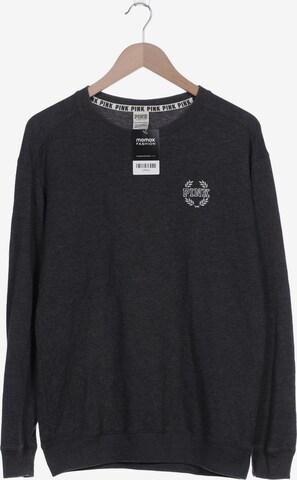 Victoria's Secret Sweatshirt & Zip-Up Hoodie in XS in Grey: front