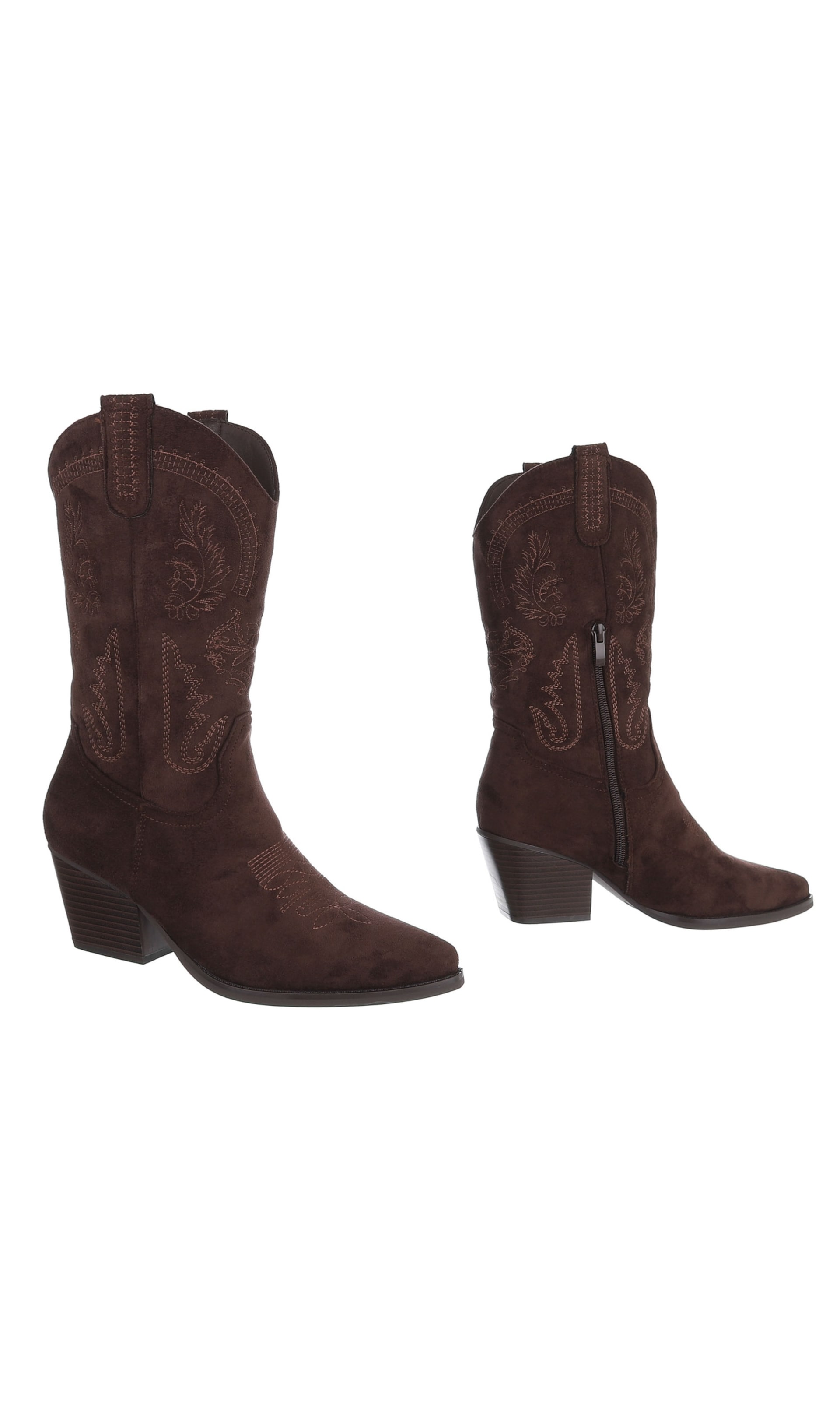 Ital-Design Stiefelette in Braun