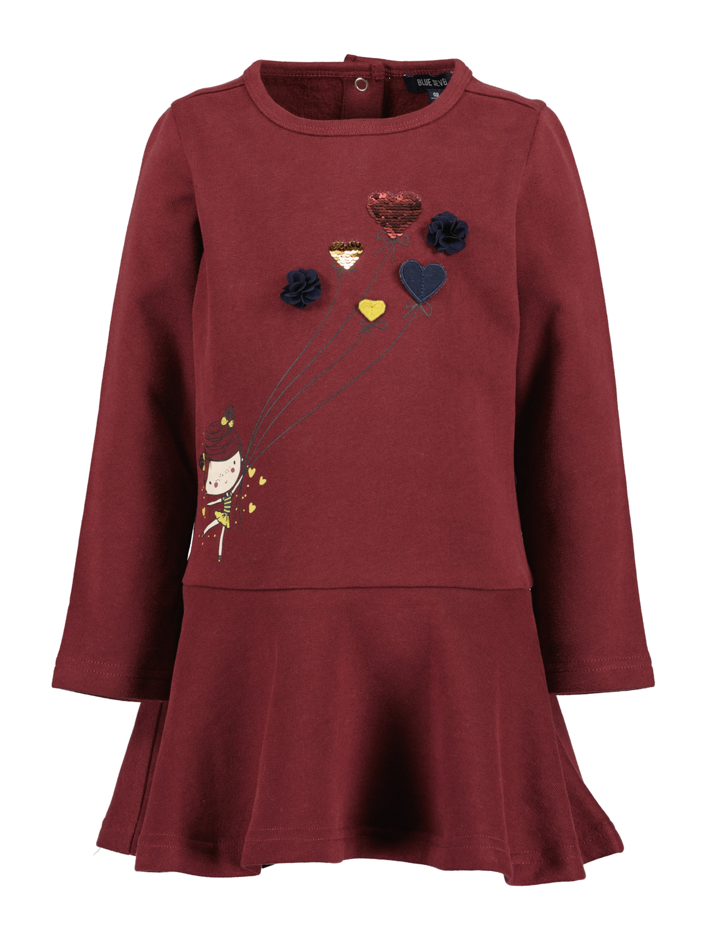 BLUE SEVEN - Vestido en rojo: frente