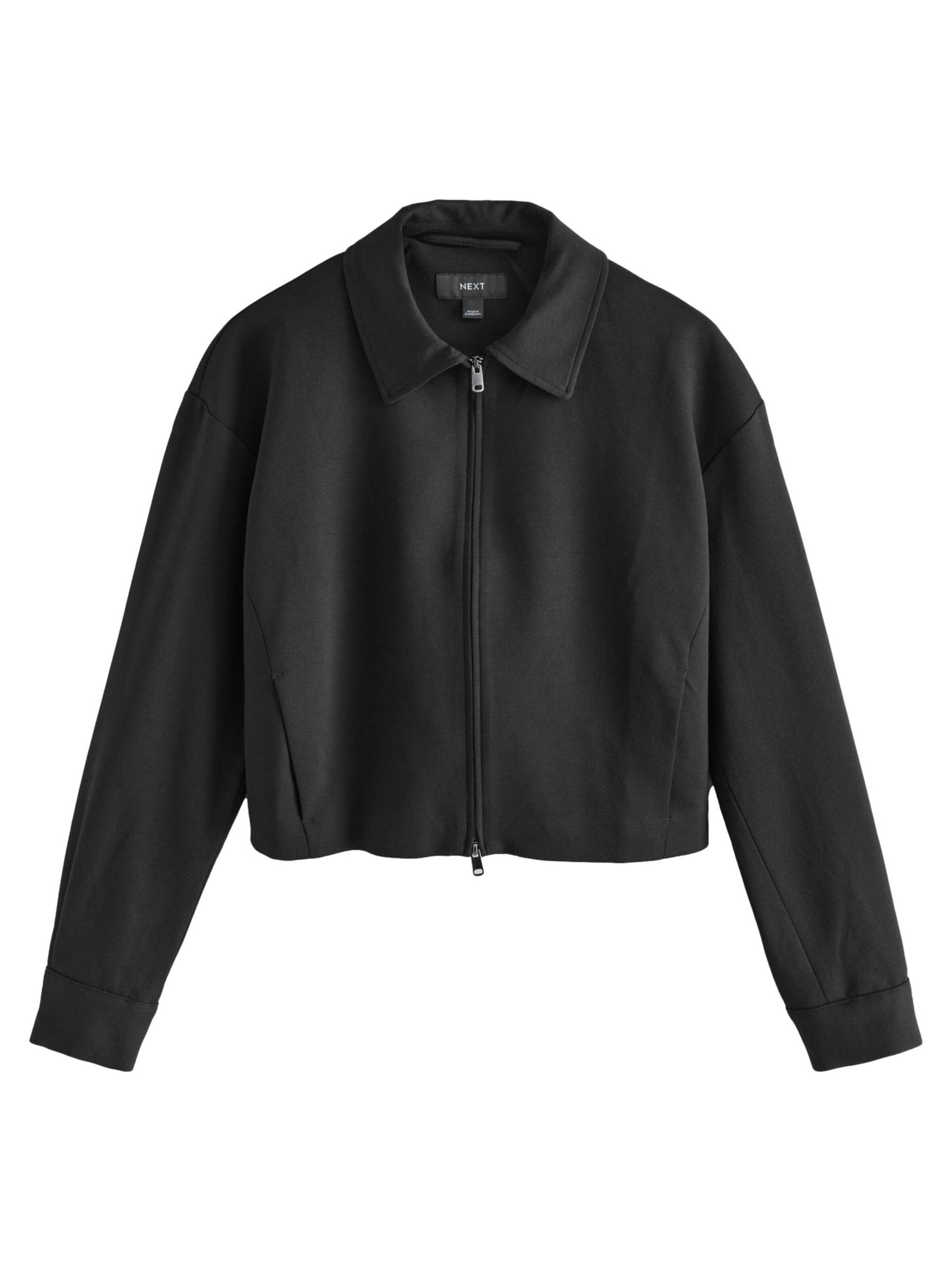 Geacă de primăvară-toamnă de la Next pe negru: față